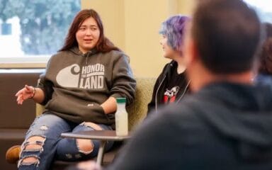 High school sophomore Sophie Thunder